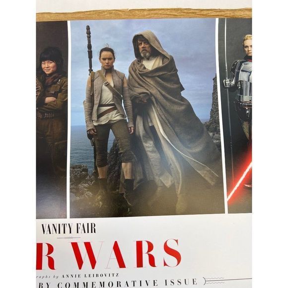 Vanity Fair Star Wars The Last Jedi 40th Anniversary Poster Original Tube - Picture 5 of 11